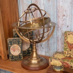 By SIGRIS Globo Armillary Decoración Náutico Colección World Map Signes Grimalt Decor And Go