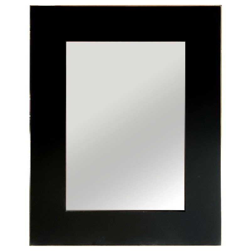 Signes Grimalt By Sigris - Espejo Pared | Espejo Rectangular Negro - Medidas: 90 x 3 x 70 cm