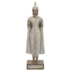 Signes Grimalt By SIGRIS - Figura Buda Blanco de Resina | Figura de Buda Figuras De Resina Para Jardin Figura Resina Decoración