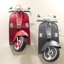 Decor and Go Adorno Pared Vespa Adorno Pared de Apliques Metal Colección Vintage Modelo B