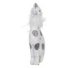 Signes Grimalt By SIGRIS - Figura Gato Blanco de Resina | Figura de Gato Figuras De Resina Para Jardin Figura Resina Decoración