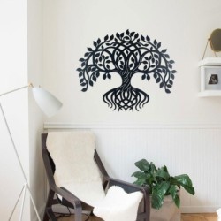 Decor and Go Adorno Pared Arbol Adorno Pared de Apliques Metal Colección Étnico Modelo C