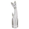 Signes Grimalt By SIGRIS - Figura Gato Blanco de Resina | Figura de Gato Figuras De Resina Para Jardin Figura Resina Decoración