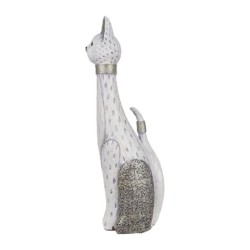 Signes Grimalt By SIGRIS - Figura Gato Blanco de Resina | Figura de Gato Figuras De Resina Para Jardin Figura Resina Decoración