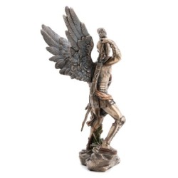 Signes Grimalt By SIGRIS - Figura Arc Ngel Uriel Dorado de Resina | Figura de Persona Figuras De Resina Para Jardin Figura Resin