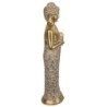 Signes Grimalt By SIGRIS - Figura Buda De Pie Dorado de Resina | Figura de Buda Figuras De Resina Para Jardin Figura Resina Deco