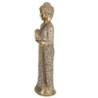 Signes Grimalt By SIGRIS - Figura Buda De Pie Dorado de Resina | Figura de Buda Figuras De Resina Para Jardin Figura Resina Deco