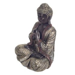 Signes Grimalt By SIGRIS - Figura Buda Rezando Negro de Resina | Figura de Buda Figuras De Resina Para Jardin Figura Resina Deco