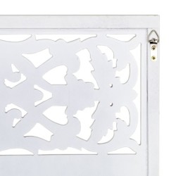 Signes Grimalt By SIGRIS - Perchero pared con mosaico Blanco de Mdf | Perchero Perchero, Percha De Entrada Percha Para Abrigos 6