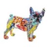 By SIGRIS Figura Bulldog Frances Multicolor de Resina 20*10*23cm Figura de Perro