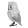 Signes Grimalt By SIGRIS - Figura Búho Blanco de Resina | Figura de Búho Figuras De Resina Para Jardin Figura Resina Decoración