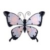 By SIGRIS Figura de Animal Naranja de Metal y Cristal 19*1*26cm Figura Mariposa