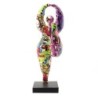 By SIGRIS Figura de Persona Multicolor de Resina 51*19*16cm Figura Bailarina