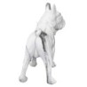 By SIGRIS Figura Bulldog Frances Blanco de Resina 19*10*23cm Figura de Perro