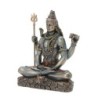 By SIGRIS Figura Shiva Sentado Crudo de Resina 15*7*13cm Figura de Buda