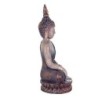 By SIGRIS Figura Buda Sentado Gris de Resina 39*15*21cm Figura de Buda