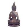 By SIGRIS Figura Buda Sentado Gris de Resina 26*11*14cm Figura de Buda