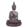 By SIGRIS Figura buda Sentado Gris de Resina 38*14*25cm Figura de Buda