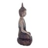 By SIGRIS Figura buda Sentado Gris de Resina 38*14*25cm Figura de Buda