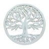 By SIGRIS Adorno Arbol de la Vida Blanco de Madera 40X1X40cm Colgante