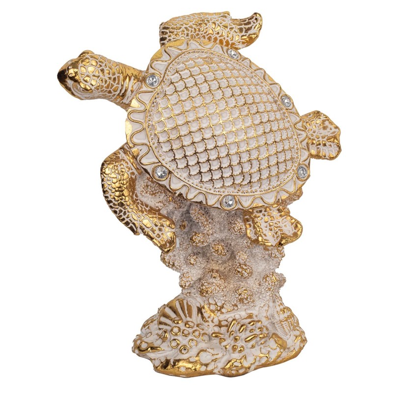 Signes Grimalt By SIGRIS - Figura Tortuga Dorado de Resina | Figura de Animal Figuras De Resina Para Jardin Figura Resina Decora