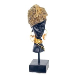 Signes Grimalt By SIGRIS - Figura Africana con Base Negro de Resina | Figura de Africana Figuras Decorativas Decoracion Salon 23