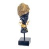 Signes Grimalt By SIGRIS - Figura Africana con Base Negro de Resina | Figura de Africana Figuras Decorativas Decoracion Salon 23