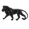 By SIGRIS Figura León Negro de Resina 24*9*42cm Figura de Animal