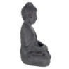 By SIGRIS Figura Buda Gris de Resina 41*21*30cm Figura de Buda