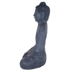 By SIGRIS Figura Buda Azul de Resina 80*34*60cm Figura de Buda