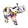 By SIGRIS Figura de Elefante Multicolor de Resina 21*17*10cm