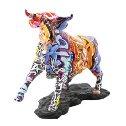 By SIGRIS Figura de Animal Multicolor de Resina 21*12*27cm