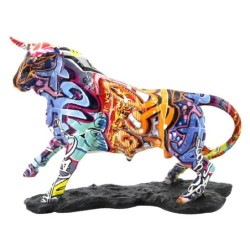 By SIGRIS Figura de Animal Multicolor de Resina 21*12*27cm