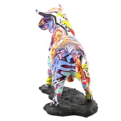 By SIGRIS Figura de Animal Multicolor de Resina 21*12*27cm