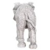 By SIGRIS Figura de Elefante Plateado de Resina 21*12*35cm