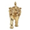 By SIGRIS Figura de Elefante Dorado de Resina 23*11*27cm