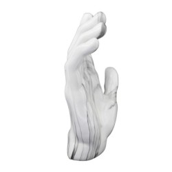 By SIGRIS Figura Mano Blanco de Resina 35*10*22cm Figura