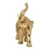 By SIGRIS Figura de Elefante Dorado de Resina 16*6*13cm