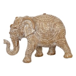 By SIGRIS Figura de Elefante MArrón de Resina 17*9*25cm