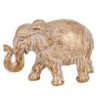 By SIGRIS Figura de Elefante Blanco de Resina 12*7*17cm