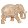 By SIGRIS Figura de Elefante Blanco de Resina 14*9*20cm