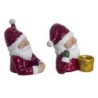 Signes Grimalt By SIGRIS - Figura Papa Noel 2 Unidades Rojo de Resina | Figura de Navidad Figura Navidad Figuras De Navidad 18x1