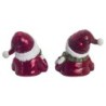 Signes Grimalt By SIGRIS - Figura Papa Noel 2 Unidades Rojo de Resina | Figura de Navidad Figura Navidad Figuras De Navidad 13x1