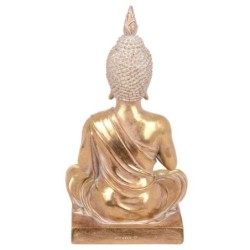 By SIGRIS Figura de Buda Dorado de Resina 31*13*17cm