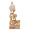 By SIGRIS Figura de Buda Dorado de Resina 31*13*17cm