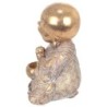 By SIGRIS Figura de Buda Dorado de Resina 15*9*10cm