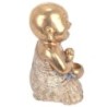 By SIGRIS Figura de Buda Dorado de Resina 15*9*10cm