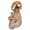 By SIGRIS Figura de Buda Dorado de Resina 15*8*10cm