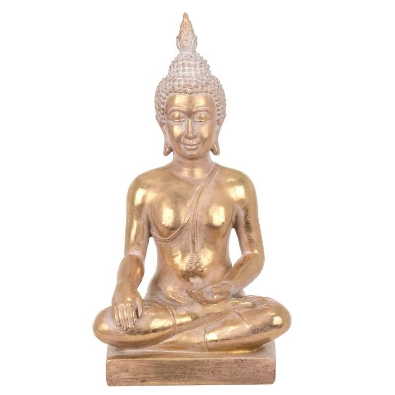 By SIGRIS Figura de Buda Dorado de Resina 23*9*13cm