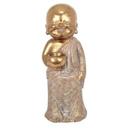 By SIGRIS Figura de Buda Dorado de Resina 20*8*8cm